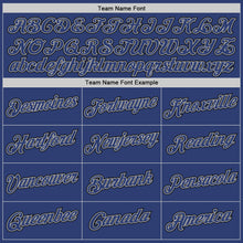 Load image into Gallery viewer, Custom Stitched White Royal-Gray Split Fashion Sports Pullover Sweatshirt Hoodie