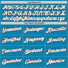 Load image into Gallery viewer, Custom Stitched Panther Blue White-Gray Split Fashion Sports Pullover Sweatshirt Hoodie