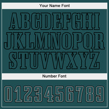 Load image into Gallery viewer, Custom Stitched White Midnight Green-Gray Split Fashion Sports Pullover Sweatshirt Hoodie