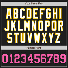 Load image into Gallery viewer, Custom Black White-Red Authentic Split Fashion Baseball Jersey