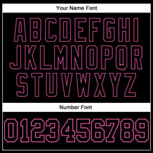 Load image into Gallery viewer, Custom White Black-Pink Authentic Split Fashion Baseball Jersey