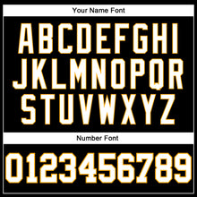 Load image into Gallery viewer, Custom Black White-Red Authentic Split Fashion Baseball Jersey