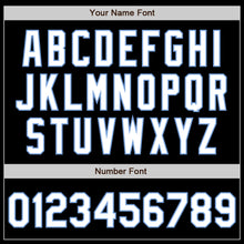Load image into Gallery viewer, Custom Black White-Royal Authentic Split Fashion Baseball Jersey