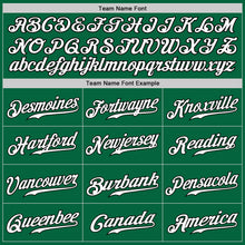 Load image into Gallery viewer, Custom Kelly Green Black-Gray Authentic Split Fashion Baseball Jersey