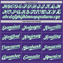 Load image into Gallery viewer, Custom Purple Kelly Green-Gray Authentic Split Fashion Baseball Jersey