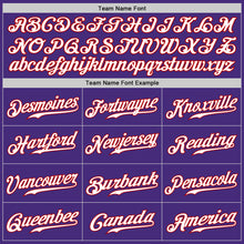 Load image into Gallery viewer, Custom Purple Red-Gray Authentic Split Fashion Baseball Jersey