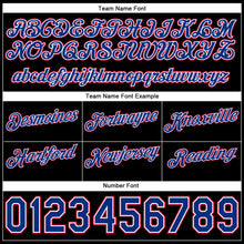 Load image into Gallery viewer, Custom Gray Royal-Black Authentic Throwback Split Fashion Basketball Shorts