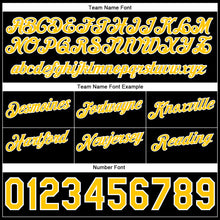 Load image into Gallery viewer, Custom Royal Gold-Black Authentic Throwback Split Fashion Basketball Shorts