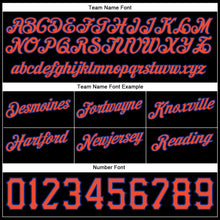 Load image into Gallery viewer, Custom Cream Orange-Black Authentic Throwback Split Fashion Basketball Shorts