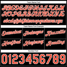 Load image into Gallery viewer, Custom Purple Orange-Black Authentic Throwback Split Fashion Basketball Shorts