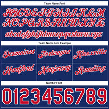 Load image into Gallery viewer, Custom Gold Red-Royal Authentic Throwback Split Fashion Basketball Shorts