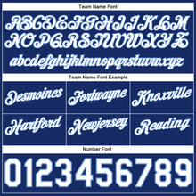 Load image into Gallery viewer, Custom Red White-Royal Authentic Throwback Split Fashion Basketball Shorts