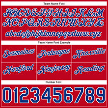 Load image into Gallery viewer, Custom Gold Royal-Red Authentic Throwback Split Fashion Basketball Shorts