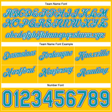 Load image into Gallery viewer, Custom White Teal-Gold Authentic Throwback Split Fashion Basketball Shorts