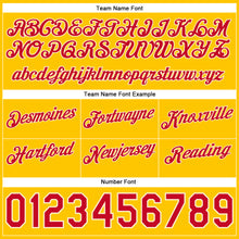 Load image into Gallery viewer, Custom Hunter Green Red-Gold Authentic Throwback Split Fashion Basketball Shorts