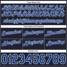 Load image into Gallery viewer, Custom Gray Royal-Navy Authentic Throwback Split Fashion Basketball Shorts