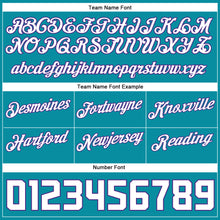 Load image into Gallery viewer, Custom Teal White-Purple Authentic Throwback Basketball Shorts