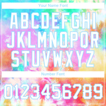 Load image into Gallery viewer, Custom Tie Dye White-Light Blue 3D Performance T-Shirt