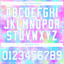 Load image into Gallery viewer, Custom Tie Dye Watercolor Gradient White-Light Blue 3D Performance T-Shirt