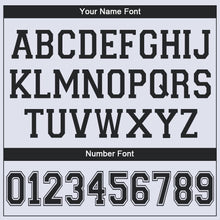 Load image into Gallery viewer, Custom White Black V-Neck Basketball Jersey - Fcustom