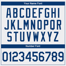 Load image into Gallery viewer, Custom White Royal Authentic Baseball Jersey