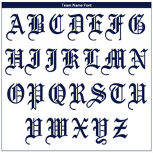 Load image into Gallery viewer, Custom White Navy Pinstripe Navy-Gray Authentic Baseball Jersey