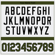 Load image into Gallery viewer, Custom White Olive-Black Authentic Memorial Day Baseball Jersey