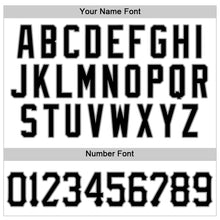 Load image into Gallery viewer, Custom White Black Pinstripe Black-Gray Authentic Baseball Jersey