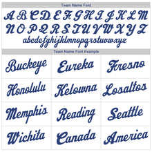 Load image into Gallery viewer, Custom White Royal-Red Round Neck Rib-Knit Basketball Jersey