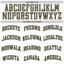 Load image into Gallery viewer, Custom White Camo-Black Round Neck Rib-Knit Basketball Jersey