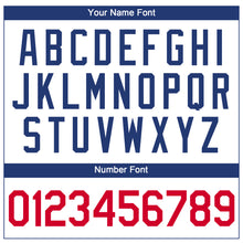 Load image into Gallery viewer, Custom White Royal-Red Performance T-Shirt