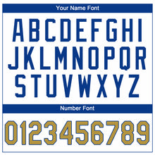 Load image into Gallery viewer, Custom White Old Gold-Royal Performance T-Shirt