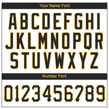 Load image into Gallery viewer, Custom White Black-Gold Performance T-Shirt