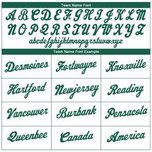 Load image into Gallery viewer, Custom White Kelly Green-Gray Performance T-Shirt