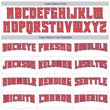 Load image into Gallery viewer, Custom White Purple-Orange Authentic Throwback Rib-Knit Baseball Jersey Shirt