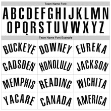 Load image into Gallery viewer, Custom White Black Authentic Throwback Rib-Knit Baseball Jersey Shirt