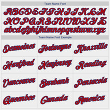 Load image into Gallery viewer, Custom White Red-Royal Authentic Throwback Basketball Jersey