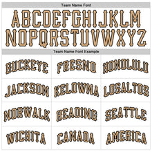 Load image into Gallery viewer, Custom White Old Gold-Black Authentic Throwback Basketball Jersey