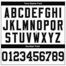 Load image into Gallery viewer, Custom White Black-Gray Mesh Authentic Throwback Football Jersey