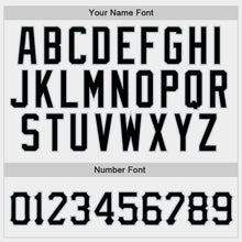 Load image into Gallery viewer, Custom White Black-Silver Authentic Baseball Jersey