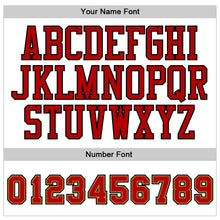 Load image into Gallery viewer, Custom White Red-Old Gold Authentic Baseball Jersey