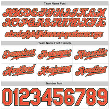 Load image into Gallery viewer, Custom White Orange-Old Gold Authentic Throwback Basketball Shorts