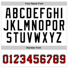 Load image into Gallery viewer, Custom Stitched White Red-Black Sports Pullover Sweatshirt Hoodie