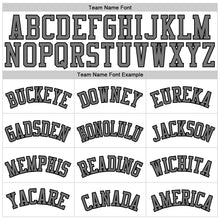 Load image into Gallery viewer, Custom White Gray-Black 3D Skull Authentic Baseball Jersey