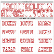 Load image into Gallery viewer, Custom White White-Red 3D Wolf Authentic Baseball Jersey