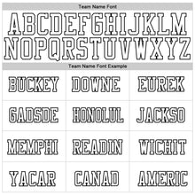 Load image into Gallery viewer, Custom White White-Black 3D Eagle Authentic Baseball Jersey