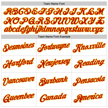 Load image into Gallery viewer, Custom White Red Pinstripe Red-Gold Authentic Basketball Jersey