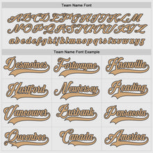 Load image into Gallery viewer, Custom White Steel Gray-Old Gold Hockey Jersey