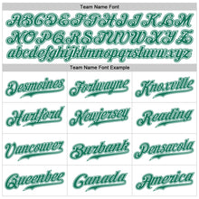 Load image into Gallery viewer, Custom White Kelly Green Pinstripe Kelly Green-White Sports Pants