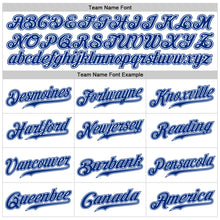 Load image into Gallery viewer, Custom White Royal Pinstripe Royal-White Sports Pants